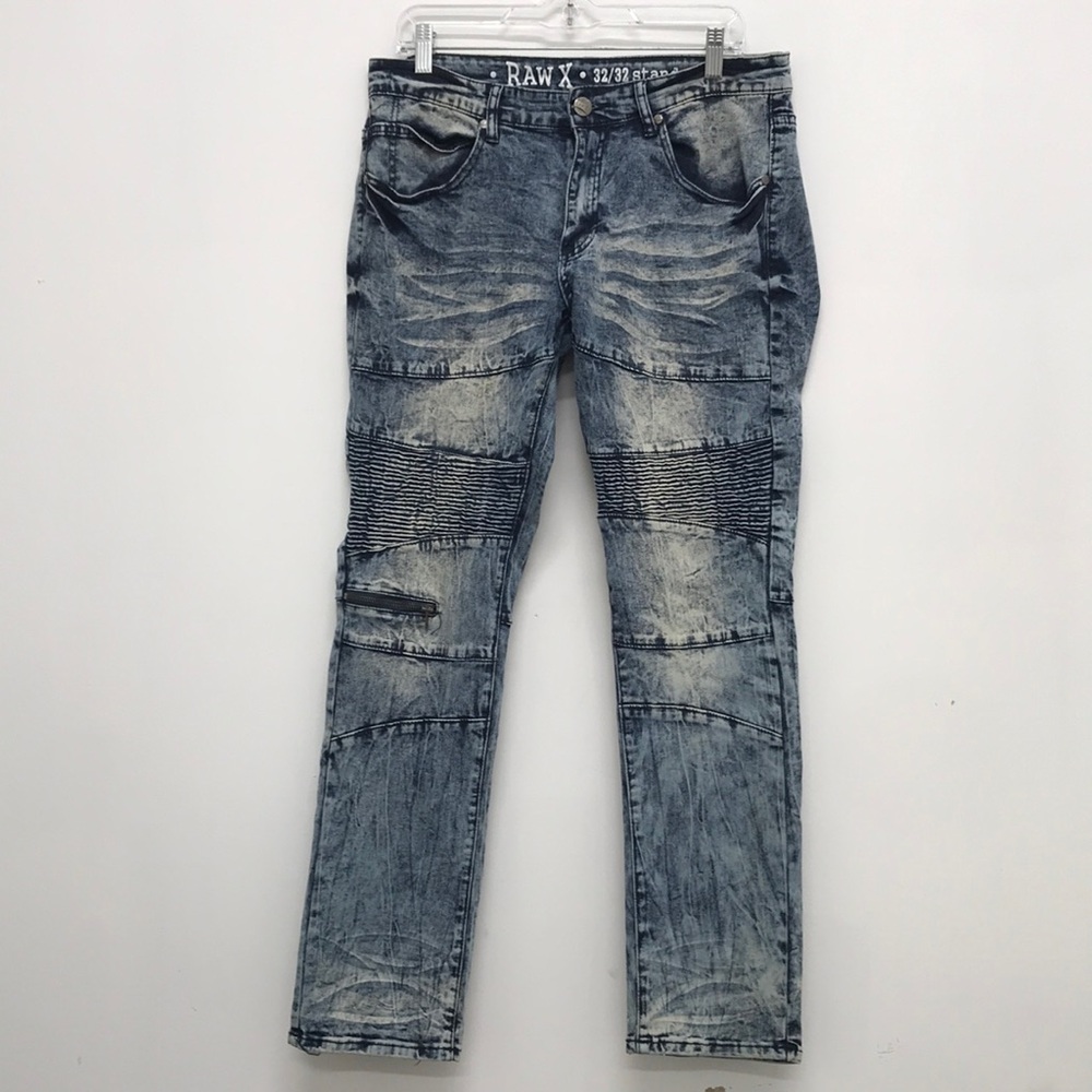 Raw X Moto Acid Washed Jeans 32 X 32 check measurements on listing
